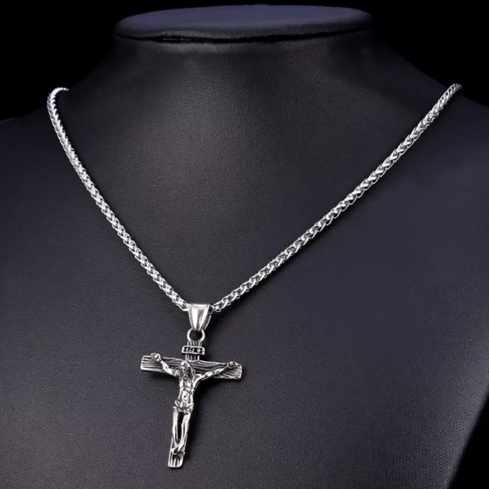 New 316L stainless steel Crucifix cross